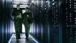 Data centers connecting and sharing information to other security posts.