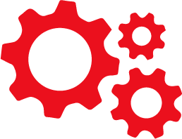 Icon of gears for automation.